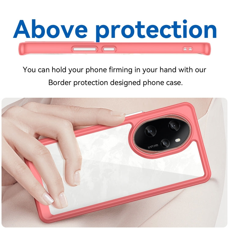 For Honor 100 Pro Colorful Series Acrylic Hybrid TPU Phone Case(Red) - free shipping - PMC TechLife - Order now!