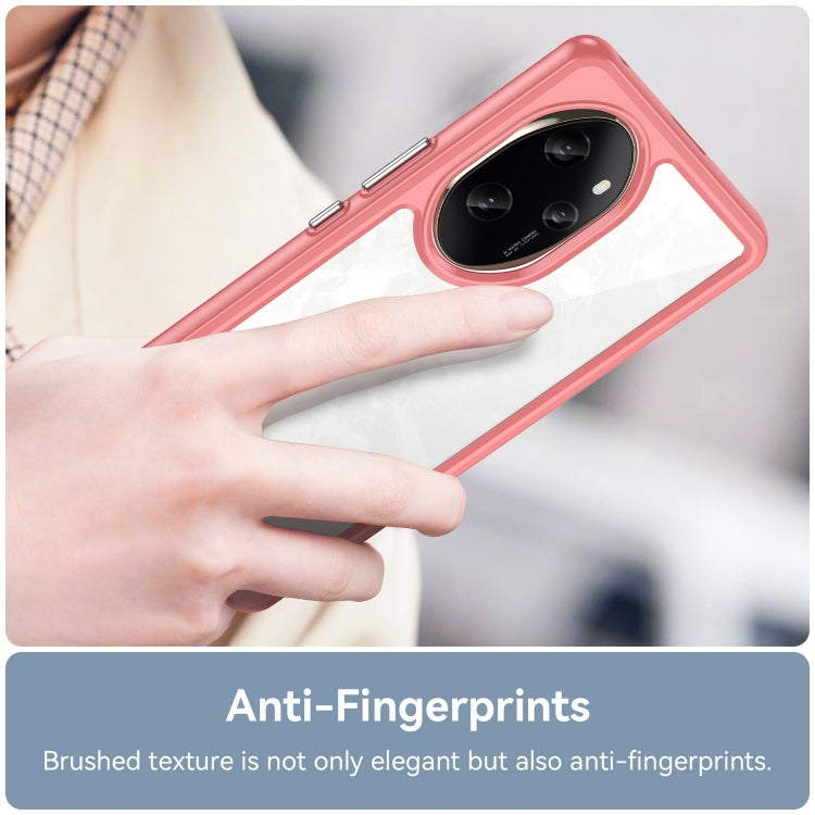 For Honor 100 Pro Colorful Series Acrylic Hybrid TPU Phone Case(Red) - free shipping - PMC TechLife - Order now!