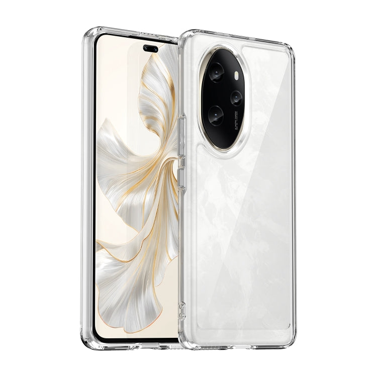 For Honor 100 Pro Colorful Series Acrylic Hybrid TPU Phone Case(Transparent) - Honor Cases by PMC TechLife | Online Shopping South Africa | PMC TechLife | Buy Now Pay Later Mobicred