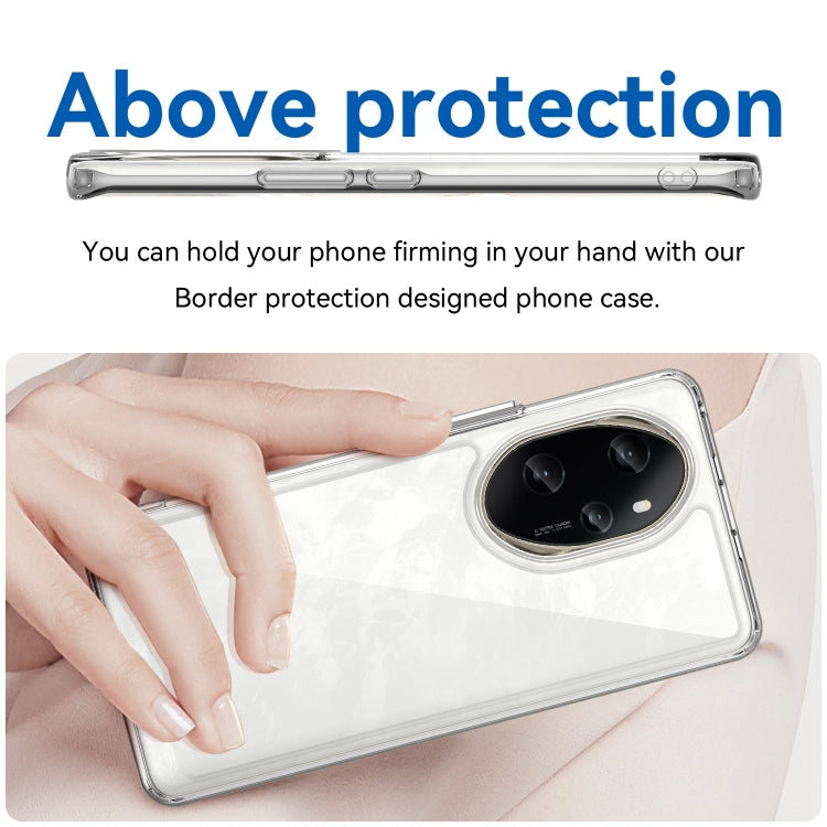 For Honor 100 Pro Colorful Series Acrylic Hybrid TPU Phone Case(Transparent) - Honor Cases by PMC TechLife | Online Shopping South Africa | PMC TechLife | Buy Now Pay Later Mobicred