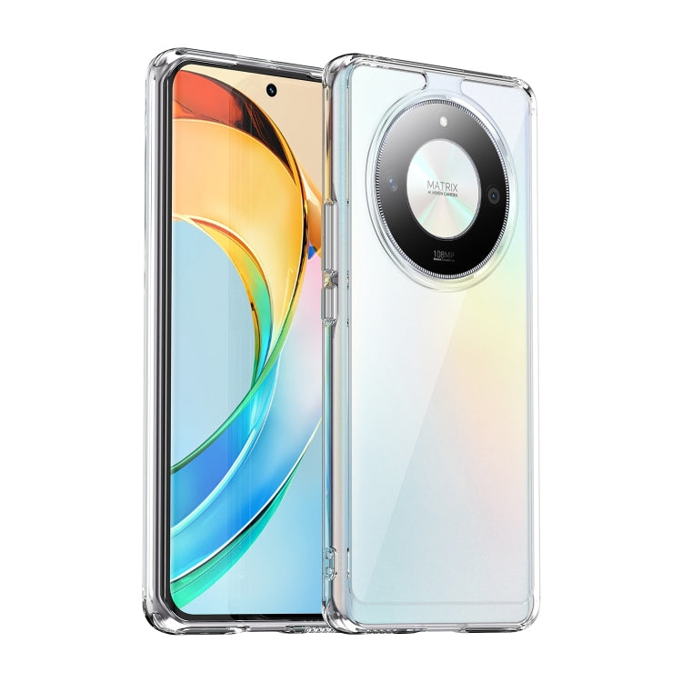 For Honor Magic6 Lite 5G Colorful Series Acrylic Hybrid TPU Phone Case(Transparent) - Honor Cases by PMC TechLife | Online Shopping South Africa | PMC TechLife | Buy Now Pay Later Mobicred