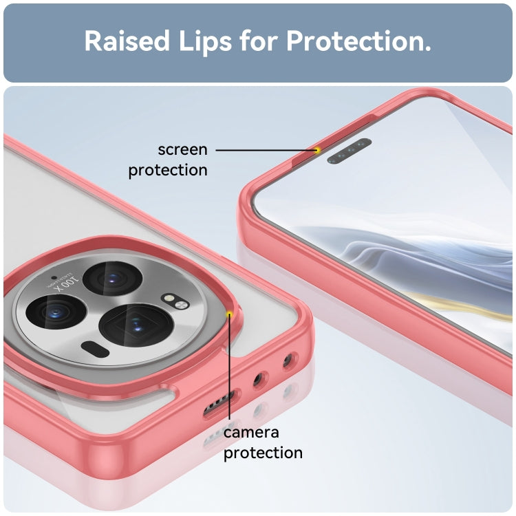 For Honor Magic6 Pro 5G Colorful Series Acrylic Hybrid TPU Phone Case(Red) - Honor Cases by PMC TechLife | Online Shopping South Africa | PMC TechLife | Buy Now Pay Later Mobicred