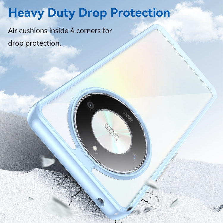 For Honor X50 Colorful Series Acrylic Hybrid TPU Phone Case(Blue) - free shipping - PMC TechLife - Order now!