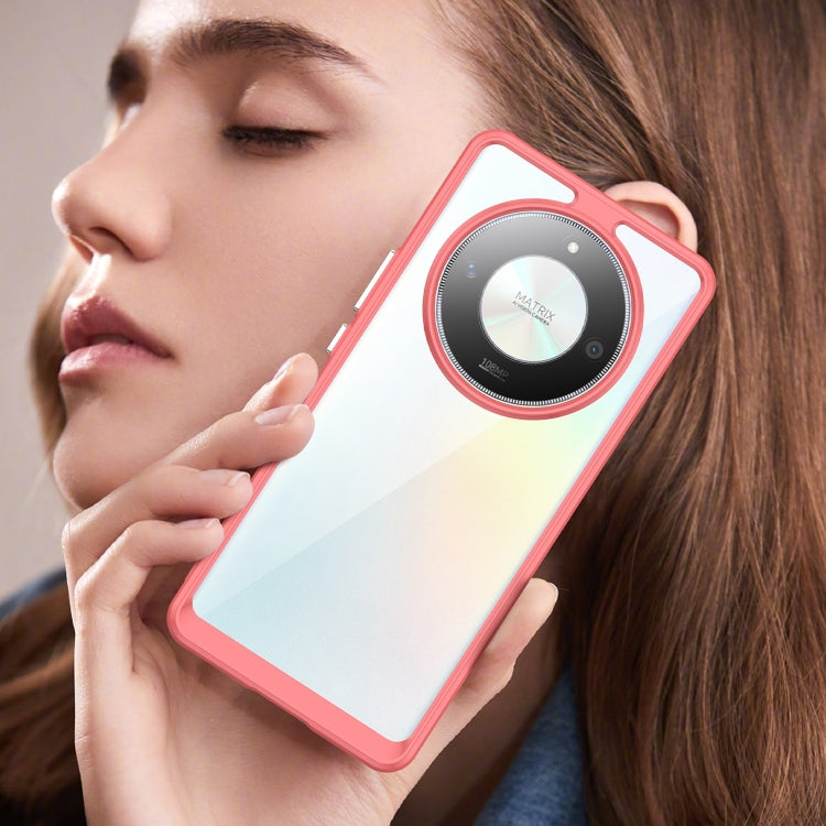 For Honor X50 GT Colorful Series Acrylic Hybrid TPU Phone Case(Red) - Honor Cases by PMC TechLife | Online Shopping South Africa | PMC TechLife | Buy Now Pay Later Mobicred