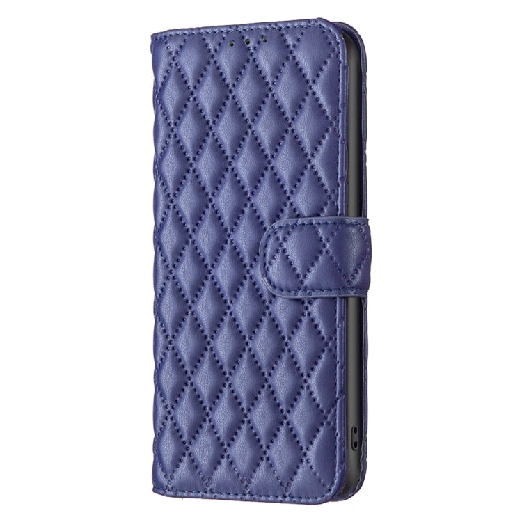 For iPhone 16 Pro Max Diamond Lattice Wallet Flip Leather Phone Case(Blue) - iPhone 16 Pro Max Cases by PMC TechLife | Online Shopping South Africa | PMC TechLife | Buy Now Pay Later Mobicred