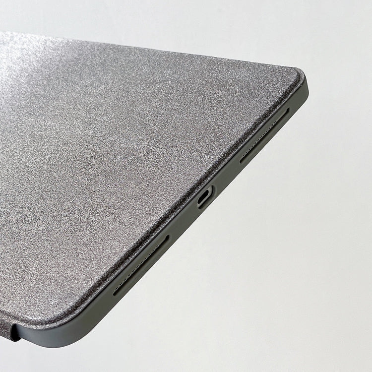 For iPad Air 11 2025 / 2024 / Pro 11 Gradient Glitter Magnetic Split Leather Tablet Case(Black) - iPad Pro 11 (2022/2021) Cases by PMC TechLife | Online Shopping South Africa | PMC TechLife | Buy Now Pay Later Mobicred