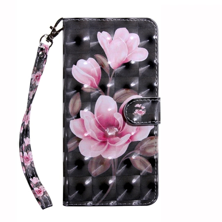 For Google Pixel 9 Pro 3D Painted Pattern Leather Phone Case(Pink Flower) - Google Cases by PMC TechLife | Online Shopping South Africa | PMC TechLife | Buy Now Pay Later Mobicred