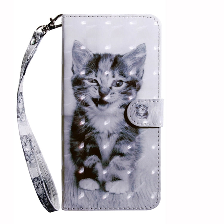 For Google Pixel 9 Pro 3D Painted Pattern Leather Phone Case(Smile Cat) - Google Cases by PMC TechLife | Online Shopping South Africa | PMC TechLife | Buy Now Pay Later Mobicred