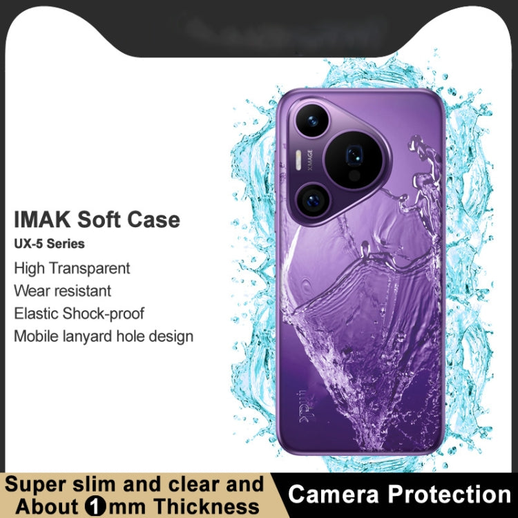 For Huawei Pura 70 Pro/70 Pro+ imak UX-5 Series Transparent Shockproof TPU Protective Case - Huawei Cases by imak | Online Shopping South Africa | PMC Jewellery | Buy Now Pay Later Mobicred