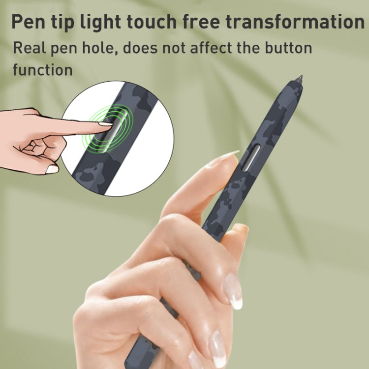 For Samsung Galaxy Tab  S6 Lite LOVE MEI Camouflage Silicone Protective Pen Case(Yellow) - Pencil Accessories by LOVE MEI | Online Shopping South Africa | PMC TechLife | Buy Now Pay Later Mobicred