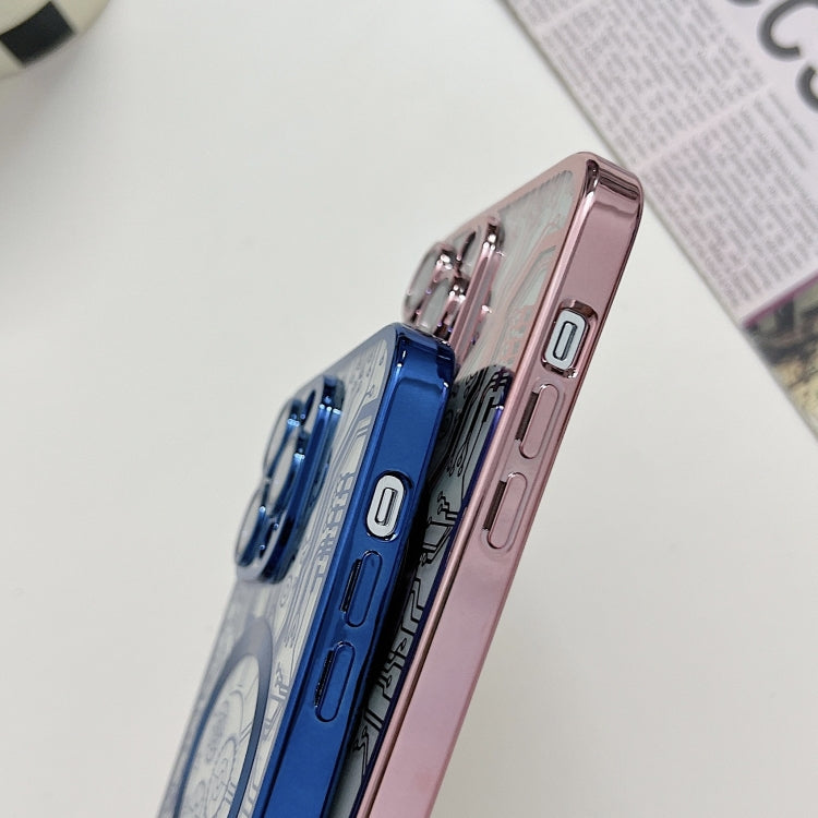 For iPhone 11 Electroplated Circuit Board Pattern MagSafe Phone Case(Silver) - iPhone 11 Cases by PMC TechLife | Online Shopping South Africa | PMC TechLife