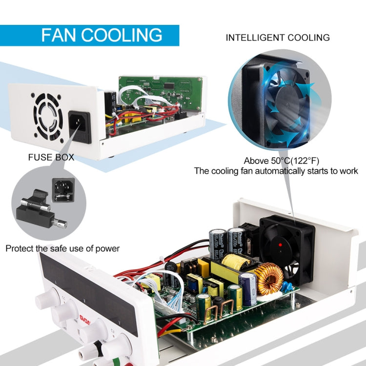 GVDA  SPS-H605 60V-5A Adjustable Voltage Regulator, Specification:EU Plug(Black) - free shipping - PMC TechLife - Order now!