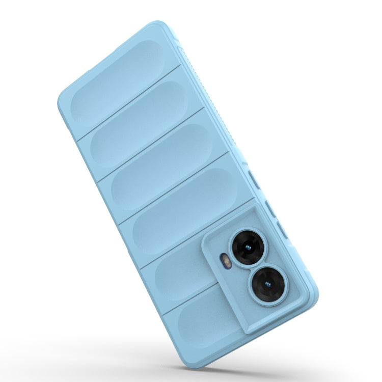 For Motorola Moto G85 5G Global Magic Shield TPU + Flannel Phone Case(Dark Blue) - free shipping - PMC TechLife - Order now!