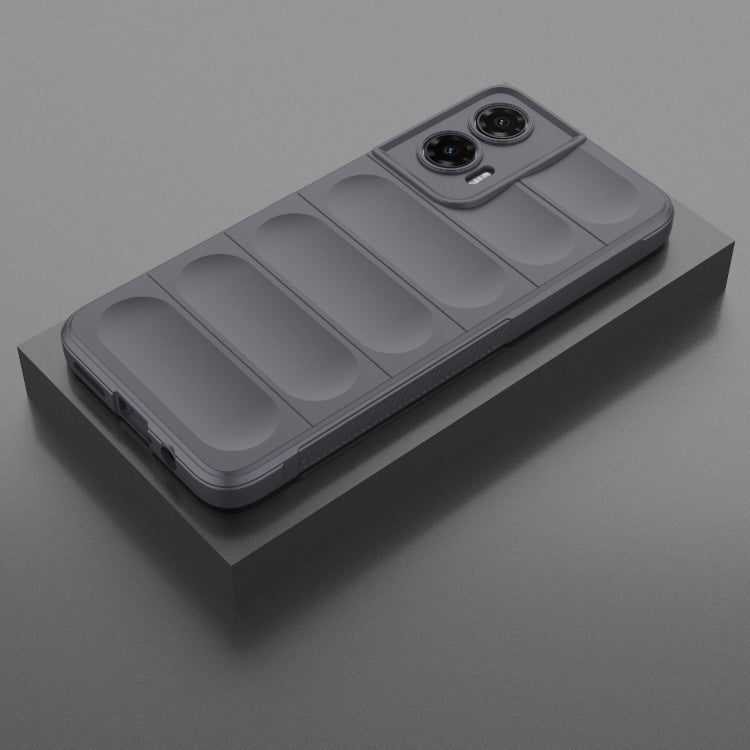 For Motorola Moto G35 5G Global Magic Shield TPU + Flannel Phone Case(Dark Grey) - free shipping - PMC TechLife - Order now!