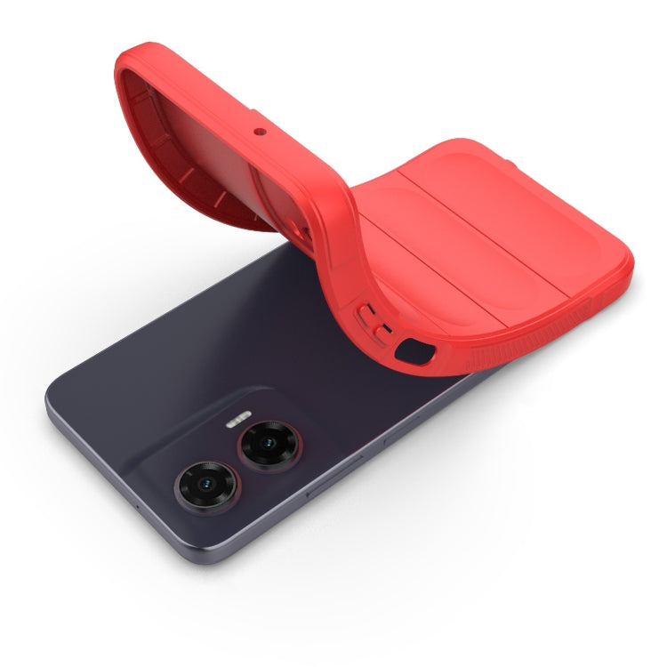 For Motorola Moto G35 5G Global Magic Shield TPU + Flannel Phone Case(Purple) - free shipping - PMC TechLife - Order now!