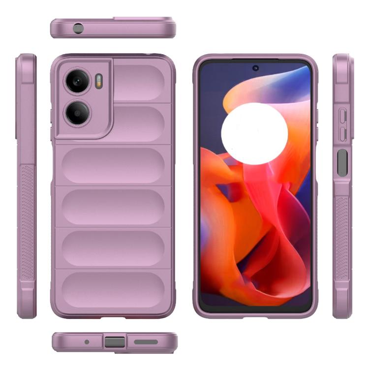 For Motorola Moto G05 4G / E15 Magic Shield TPU + Flannel Phone Case(Purple) - free shipping - PMC TechLife - Order now!