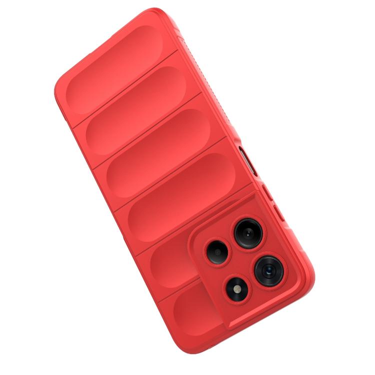 For Motorola Moto G15 4G Global Magic Shield TPU + Flannel Phone Case(Red) - free shipping - PMC TechLife - Order now!