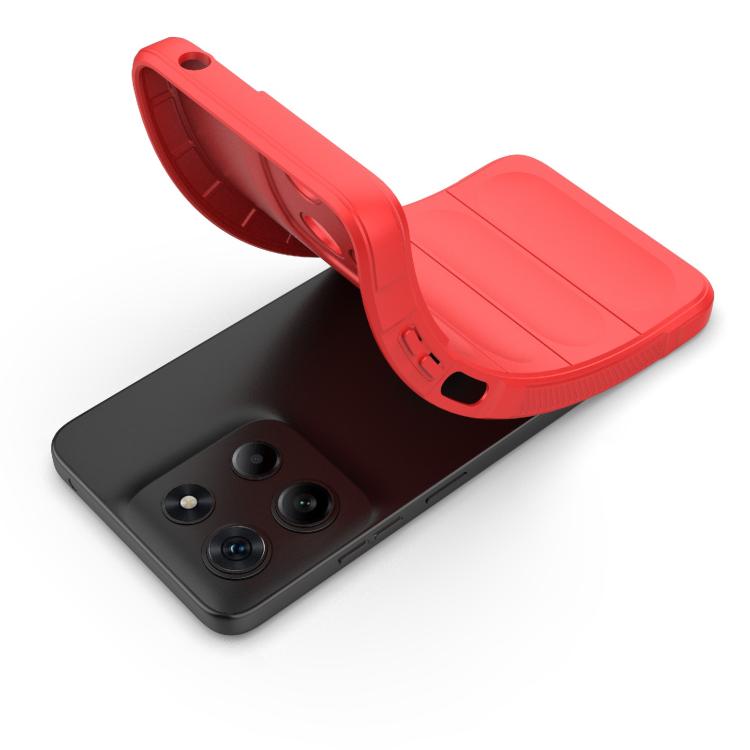 For Motorola Moto G15 4G Global Magic Shield TPU + Flannel Phone Case(Red) - free shipping - PMC TechLife - Order now!