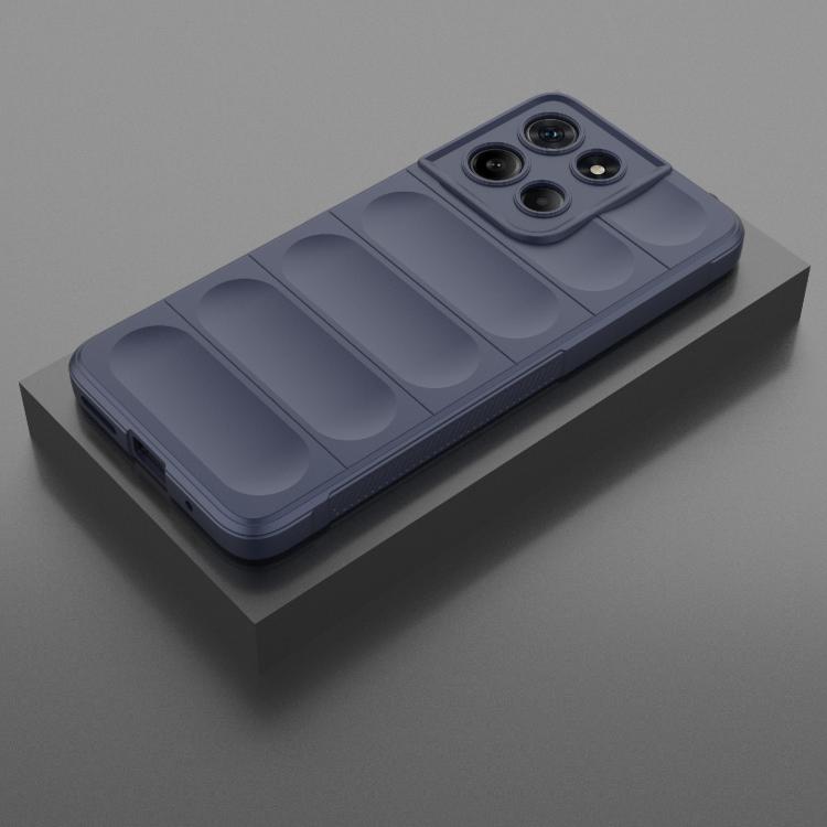 For Motorola Moto G15 4G Global Magic Shield TPU + Flannel Phone Case(Dark Blue) - free shipping - PMC TechLife - Order now!