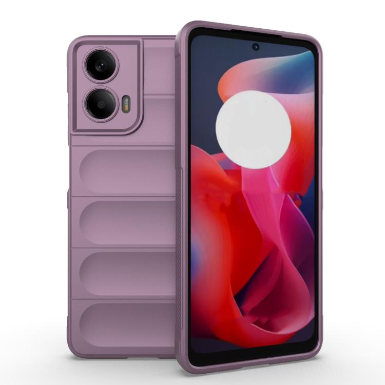 For Motorola Moto G24 4G Global Magic Shield TPU + Flannel Phone Case(Purple) - free shipping - PMC TechLife - Order now!
