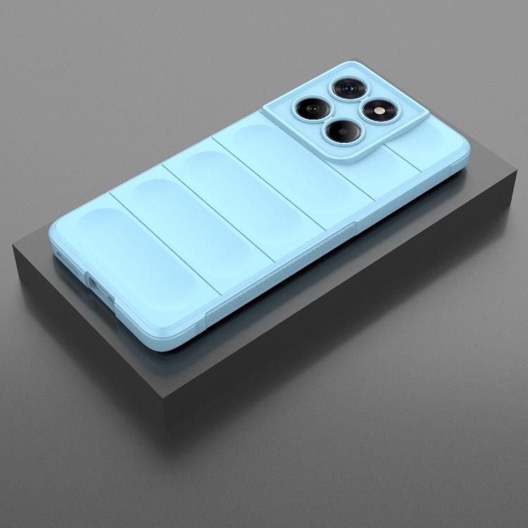 For Motorola Edge 60 Fusion 5G Global Magic Shield TPU + Flannel Phone Case(Light Blue) - free shipping - PMC TechLife - Order now!