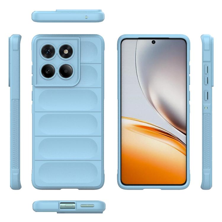 For Motorola Edge 60 Fusion 5G Global Magic Shield TPU + Flannel Phone Case(Light Blue) - free shipping - PMC TechLife - Order now!