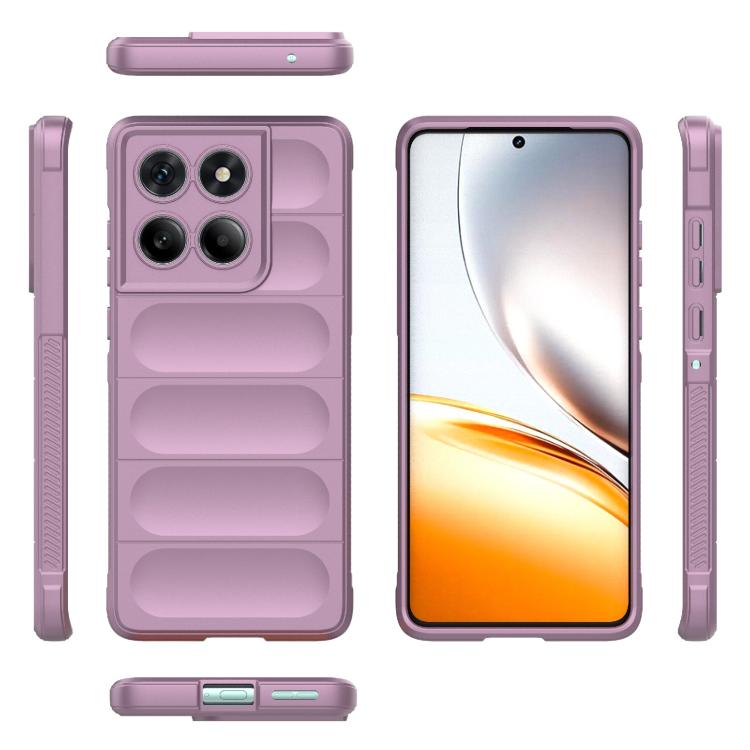 For Motorola Edge 60 Fusion 5G Global Magic Shield TPU + Flannel Phone Case(Purple) - free shipping - PMC TechLife - Order now!