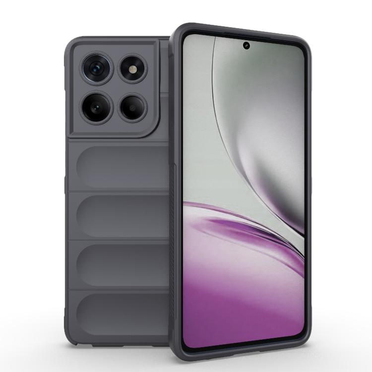 For Motorola Edge 60 Stylus 5G Global Magic Shield TPU + Flannel Phone Case(Dark Grey) - free shipping - PMC TechLife - Order now!