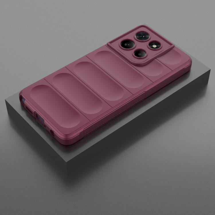For Motorola Edge 60 Stylus 5G Global Magic Shield TPU + Flannel Phone Case(Wine Red) - free shipping - PMC TechLife - Order now!