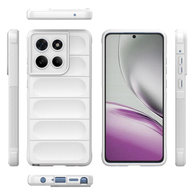 For Motorola Edge 60 Stylus 5G Global Magic Shield TPU + Flannel Phone Case(White) - free shipping - PMC TechLife - Order now!