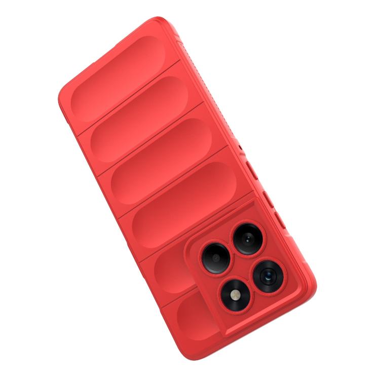 For Motorola Edge 60 Pro 5G Magic Shield TPU + Flannel Phone Case(Red) - free shipping - PMC TechLife - Order now!