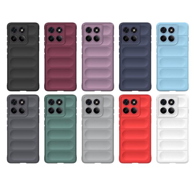 For Motorola Edge 60 Pro 5G Magic Shield TPU + Flannel Phone Case(Grey) - free shipping - PMC TechLife - Order now!