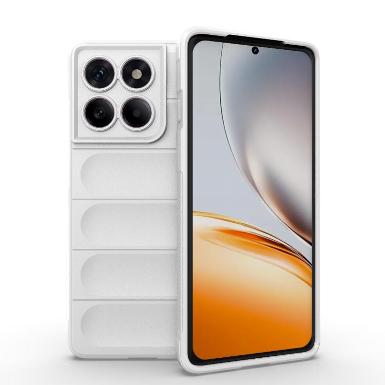 For Motorola Edge 60 Pro 5G Magic Shield TPU + Flannel Phone Case(White) - free shipping - PMC TechLife - Order now!