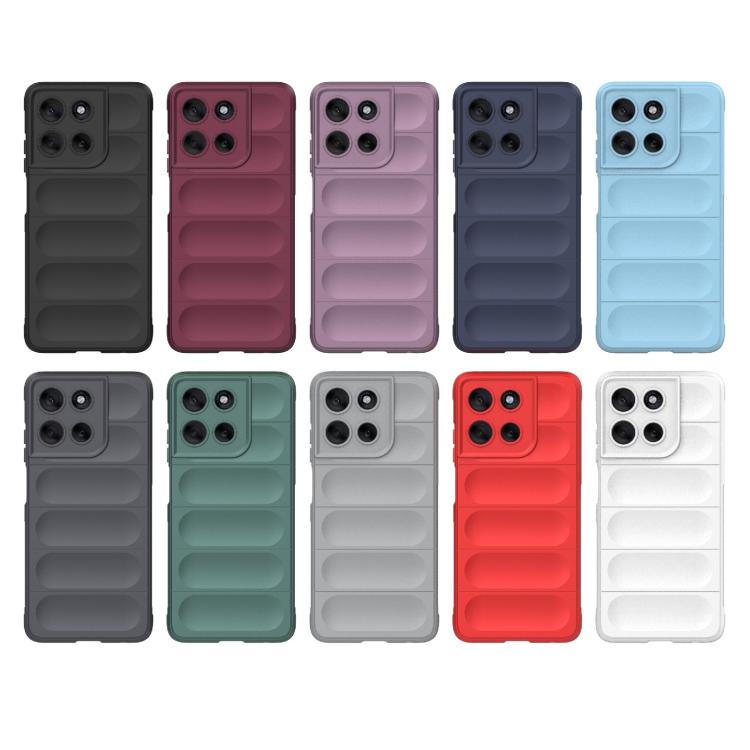 For Motorola Moto G56 5G Magic Shield TPU + Flannel Phone Case(Light Blue) - free shipping - PMC TechLife - Order now!