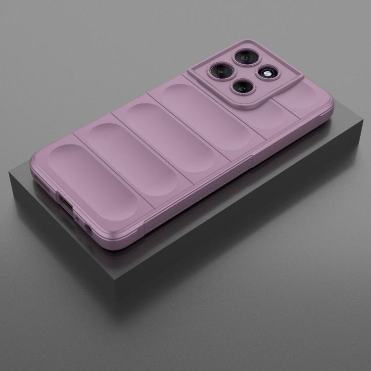 For Motorola Moto G56 5G Magic Shield TPU + Flannel Phone Case(Purple) - free shipping - PMC TechLife - Order now!