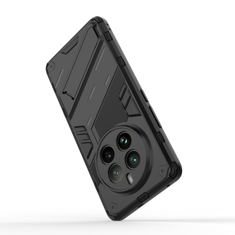 For Realme 12 Pro 5G Global Punk Armor 2 in 1 PC + TPU Phone Case with Holder(Grey) - Realme Cases by PMC TechLife | Online Shopping South Africa | PMC TechLife | Buy Now Pay Later Mobicred
