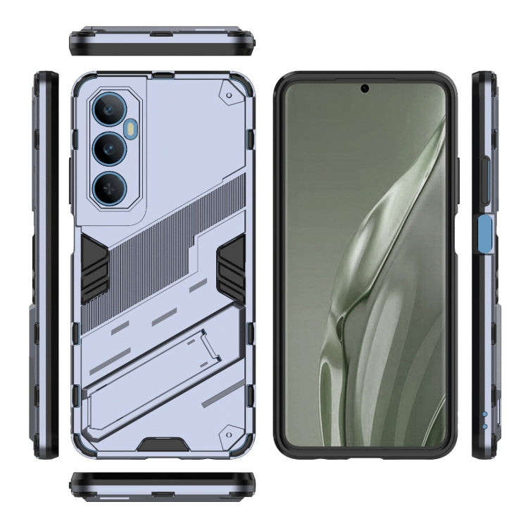 For Realme C65 4G Global Punk Armor 2 in 1 PC + TPU Phone Case with Holder(Grey) - free shipping - PMC TechLife - Order now!
