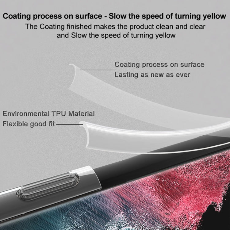 For OPPO Reno11 5G Global imak Shockproof Airbag TPU Phone Case(Transparent Black) - free shipping - PMC Jewellery - Order now!