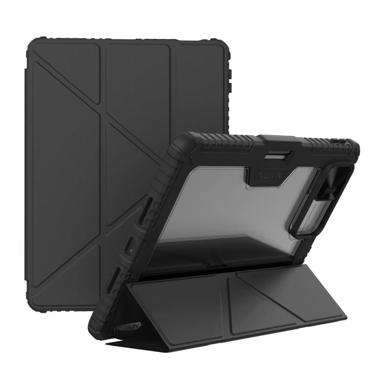 For Xiaomi Pad 7 / Pad 7 Pro NILLKIN Bumper Pro Camshield Tablet Leather Case(Black) - More Tablet Cases by NILLKIN | Online Shopping South Africa | PMc TechLife | Buy Now Pay Later Mobicred