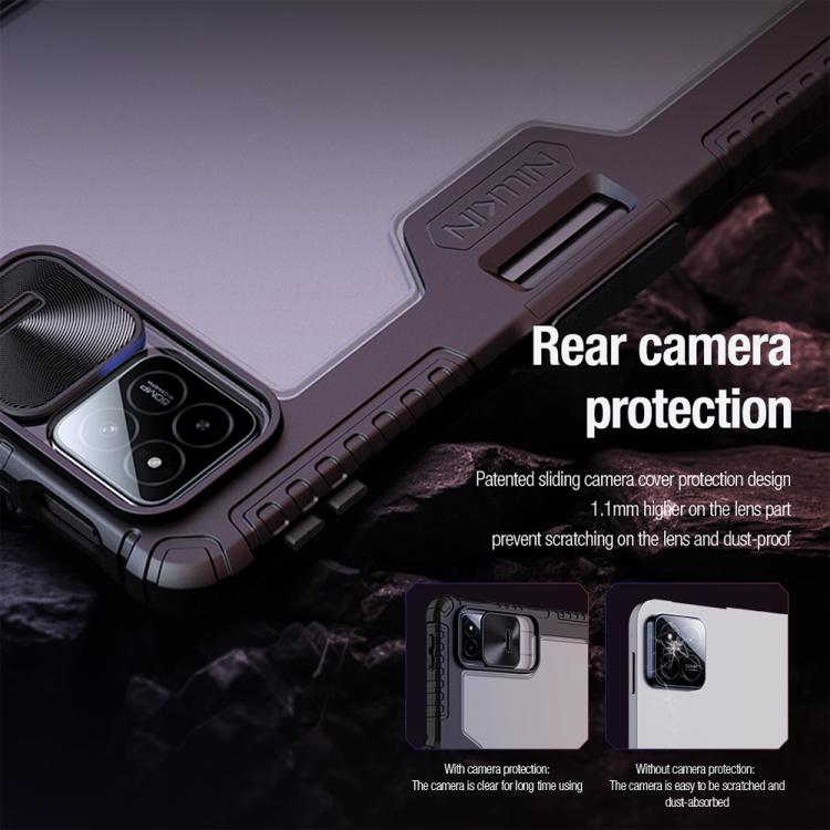 For Xiaomi Pad 7 / Pad 7 Pro NILLKIN Bumper Pro Camshield Tablet Leather Case(Black) - More Tablet Cases by NILLKIN | Online Shopping South Africa | PMc TechLife | Buy Now Pay Later Mobicred