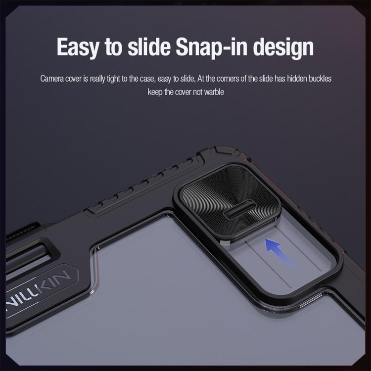 For Xiaomi Pad 7 / Pad 7 Pro NILLKIN Bumper Pro Camshield Tablet Leather Case(Black) - More Tablet Cases by NILLKIN | Online Shopping South Africa | PMc TechLife | Buy Now Pay Later Mobicred