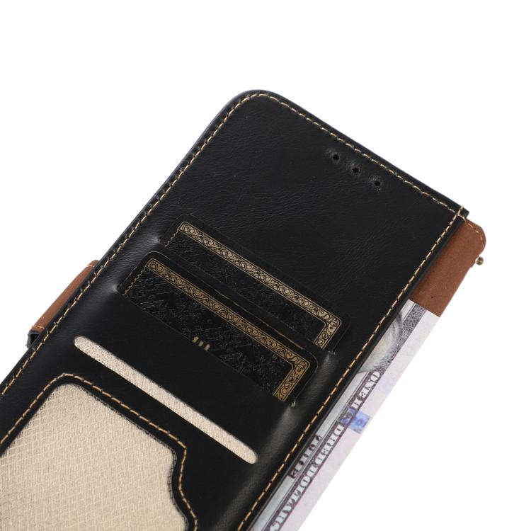 For OnePlus Ace 5 Pro / Ace 5 Magnetic Crazy Horse Texture Genuine Leather RFID Phone Case(Black) - OnePlus Cases by PMC TechLife | Online Shopping South Africa | PMC TechLife | Buy Now Pay Later Mobicred