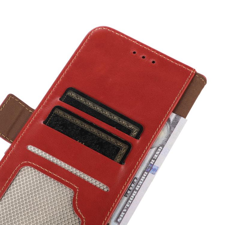 For OnePlus Ace 5 Pro / Ace 5 Magnetic Crazy Horse Texture Genuine Leather RFID Phone Case(Red) - OnePlus Cases by PMC TechLife | Online Shopping South Africa | PMC TechLife | Buy Now Pay Later Mobicred