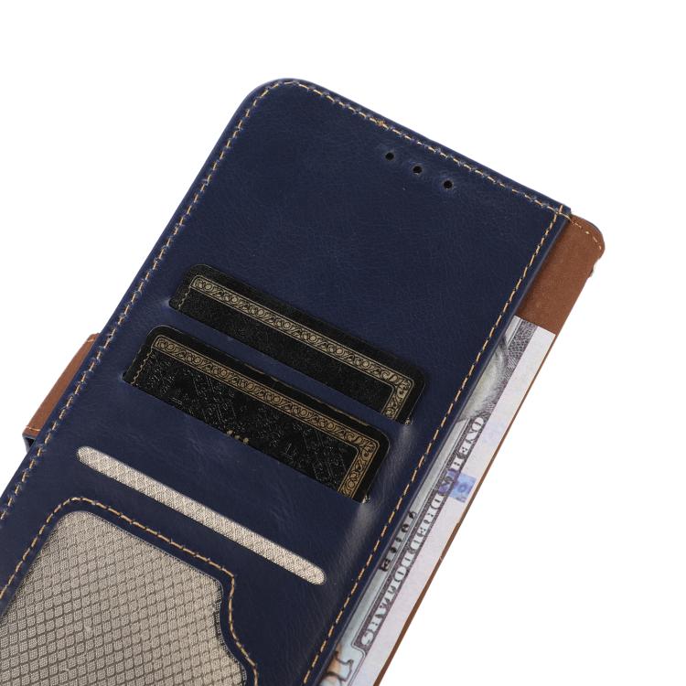 For OnePlus Ace 5 Pro / Ace 5 Magnetic Crazy Horse Texture Genuine Leather RFID Phone Case(Blue) - Ace 5 Cases by PMC TechLife | Online Shopping South Africa | PMC TechLife | Buy Now Pay Later Mobicred