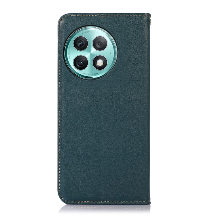 For OnePlus Ace 2 Pro KHAZNEH Nappa Top Layer Cowhide Leather Phone Case(Green) - OnePlus Cases by PMC TechLife | Online Shopping South Africa | PMC TechLife | Buy Now Pay Later Mobicred