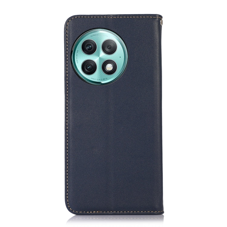 For OnePlus Ace 2 Pro KHAZNEH Nappa Top Layer Cowhide Leather Phone Case(Blue) - OnePlus Cases by PMC TechLife | Online Shopping South Africa | PMC TechLife | Buy Now Pay Later Mobicred