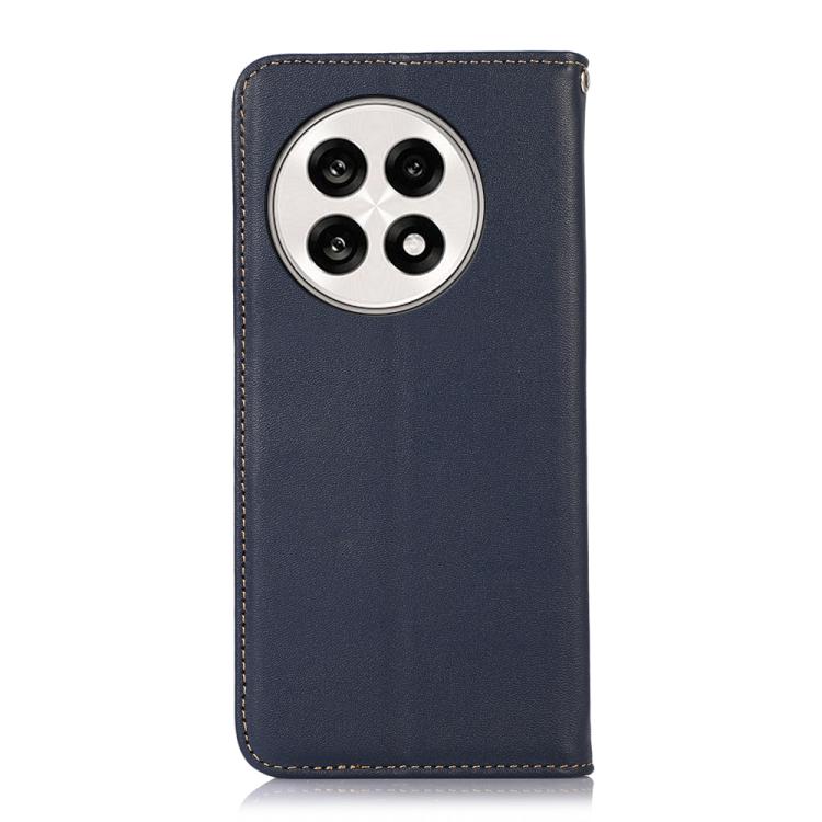 For OnePlus Ace 5 Pro / Ace 5 / 13R KHAZNEH Nappa Top Layer Cowhide Leather Phone Case(Blue) - Ace 5 Cases by PMC TechLife | Online Shopping South Africa | PMC TechLife | Buy Now Pay Later Mobicred
