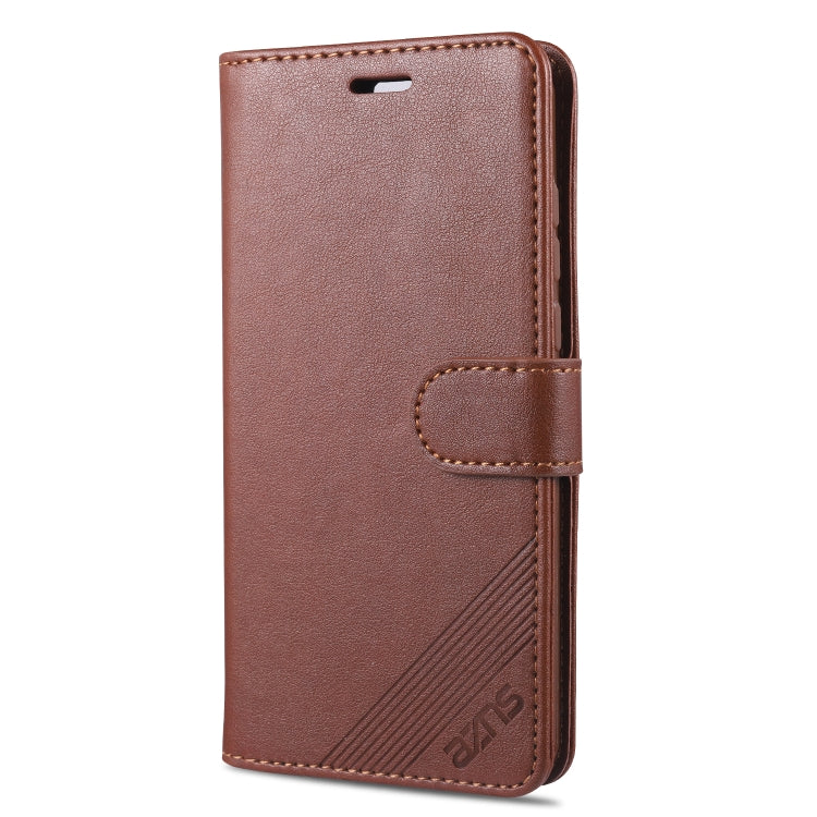For Huawei P40 / P40 Pro AZNS Sheepskin Texture Horizontal Flip Leather Case with Holder & Card Slots & Wallet(Brown) - free shipping - PMC TechLife - Order now!