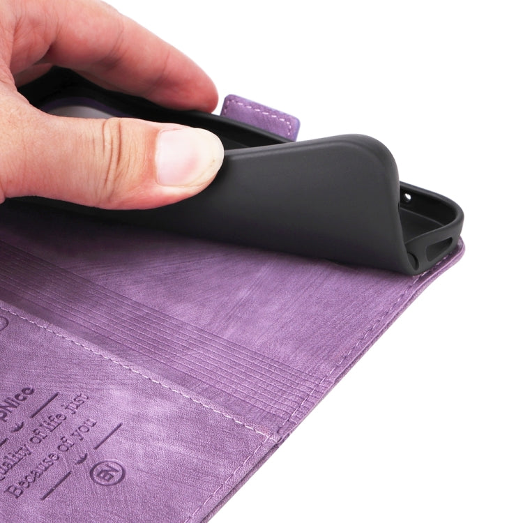 For OPPO Reno11 5G Global BETOPNICE Dual-side Buckle Leather Phone Case(Purple) - OPPO Cases by BETOPNICE | Online Shopping South Africa | PMC Jewellery | Buy Now Pay Later Mobicred