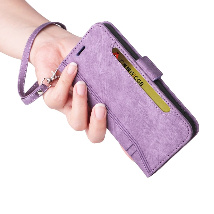 For OPPO Reno11 5G Global BETOPNICE Dual-side Buckle Leather Phone Case(Purple) - OPPO Cases by BETOPNICE | Online Shopping South Africa | PMC Jewellery | Buy Now Pay Later Mobicred